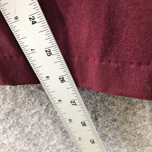 Old Navy High Rise Pixie Ankle Pants Womens Plus Size 24 Raisin Red Burgundy - Picture 7 of 10